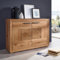Wohnzimmer Esszimmer Kommode Sideboard 2-türig, Wildeiche massiv geölt, montiert