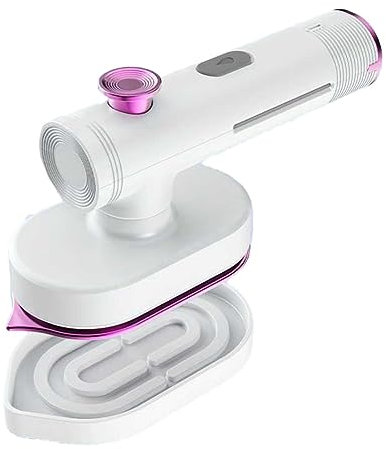 Kioball - Plancha de vapor portátil para planchar y cocinar al vapor 2 en 1 plancha antiarrugas de viaje, enchufe de la UE B