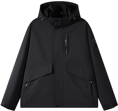 Veste Femme Pluie Légère 2024 Manteau Imperméable Pour Coupe Vent Fine Sweat Pliable Pour Voyages Top Cardigan Ensemble deux pièces Détachable Résistante Froid Blouson Randonnée Extérieure Imperméable