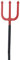 GA COMMUNICATIONS Halloween Scary Prank Props, Realistic Bloody Knives Machete Cleaver & Pitchfork Party Supplies Tricksters Horror Prank Toy Fancy Dress Up Costume Party Accessory, Devil Fork