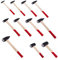 BOOMET Steinmetzhammer Set 1000g / 1500g · weitere Hammer Sets erhältlich · Fäustel für präzises Arbeiten · Ideal für Maurer und Schlosser