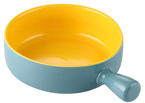 Cabilock bol de riz cuit au four en céramique bol de cuisson au four de ramen micro-ondable Accessoire de cuisine en céramique accessoire alimentaire de nourriture réutilisable