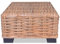 YITHOPI Couchtisch Rattan Natur 45 x 45 x 30 cm Büro Couchtisch Wohnzimmer Couchtisch Multifunktionaler Couchtisch Sofa-Tisch für Wohnzimmer, Schlafzimmer, Büro