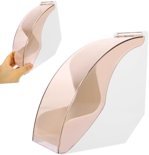 Kaffeefilterhalter Mit Deckel, Weiß Kaffeefilter Papierspender Rack, Filtertütenhalter, Wiederverwendbar Kaffeefilter Halter, Kaffeefilter Halter, Fächerförmige Filterpapierhalter, Für Küchen, Cafés