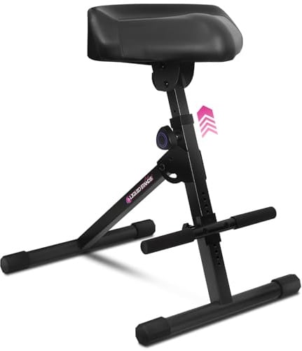 Liquid Stands Guitar Stool for Adults, Height Adjustable Guitar Chair - Comfortable Musician Drum Throne - Padded Drum Seat for Double Bass, Musician, Drummer, Guitarist Player