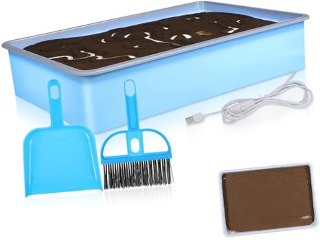 Warmhm Sandmalerei-leuchtkasten Für Junge Mädchen Sandmaltisch Mit Lichtern DIY-sandmalbrett Für Kreatives Großer Sandtisch Für Kleinkinder