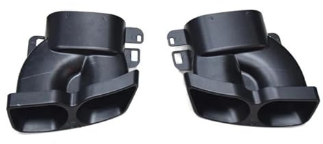 Exhaust Tail Pipe 1Pair Exhaust Tail Pipe Muffler Tips For Mercedes For Benz C E S GLE GLS Class W205 W212 W222 W204 W213 Pre-Facelift 2015-2018 Car Exhaust Pipes