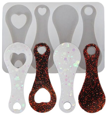 HDBHSBE Moules de Silicone, Chariot de magasinage en Silicone jeton en jetons en, Moule antiadhésif pour métier, Moule à résine époxy réutilisable DIY