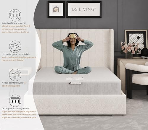 DS Living Aurora Coil Ortho Mattress Posturetech 12.5 Bonnell Spring Mattress with Firm Comfort Layers - Aurora