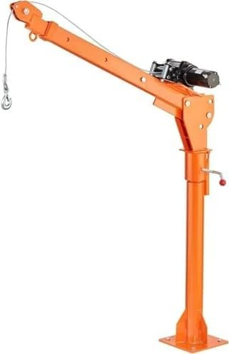 Grue de levage de moteur pour camionnettes - Capacité de 500 kg, bras pivotant à 360° avec palan électrique - Équipement de levage robuste