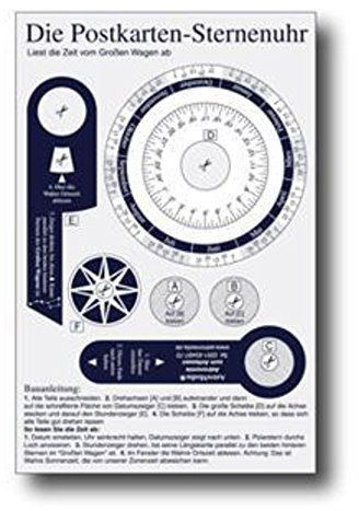 Astromedia Bausatz Die Postkarten Sternenuhr
