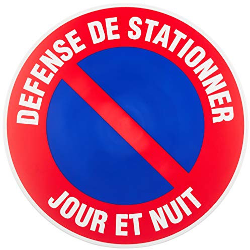 Panneau Défense de stationner jour et nuit - Rigide Ø300mm - 4035413