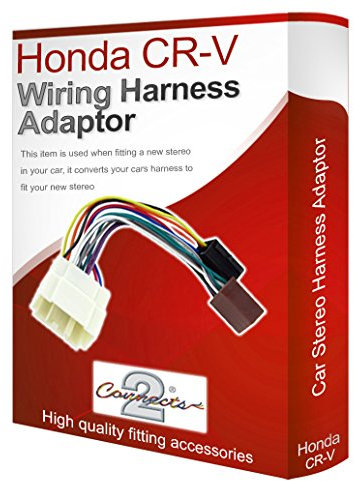 CR-V CD radio stereo wiring harness adapter lead loom ISO converter wire
