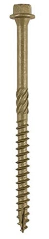 TIMco 100IN 100INDEXTB-Viti per Legno, 6,7 x 100 mm, Testa flangiata Esagonale, Finitura Esterna, Confezione da 50, Verde, 6.7 x 100, Set di 50 Pezzi