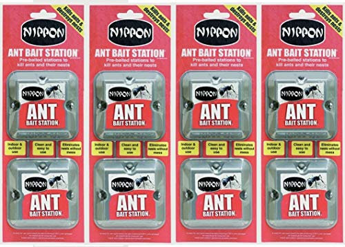 4 X Nippon Nippon Ant Bait Station Twin Pack
