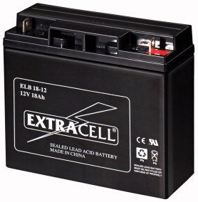 BATTERIA RICARICABILE AL PIOMBO-CALCIO ERMETICA 12V - 18 Ah