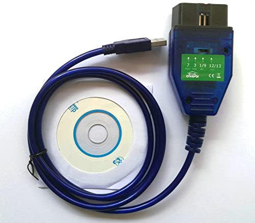 OTKEFDI KKL 409.1 Interface de Diagnostic OBD avec commutateur Outil KKL 409.1 OBD2 pour la Plupart des Voitures de Marque de l'Italie de 1996 à 2009