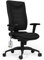 SCHÄFER SHOP Ergonomie Made IN Germany, Bürostuhl ergonomisch & höhenverstellbar mit Synchronmechanik, Bandscheibensitz & Lendenwirbelstütze in Schwarz,Schreibtischstuhl mit Armlehnen