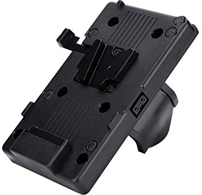 V Lock Platte V Lock Quick Release Plate V Mount Akku Netzteil mit D Tap und Klemme für DSLR Videokameras Battery Plate Akku Platte