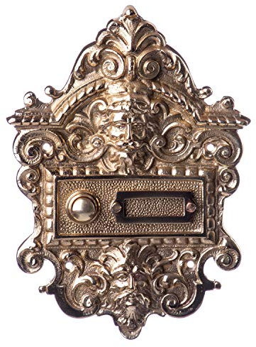Antik 2000 Klingelschild Klingelknopf Hausklingel aus Messing