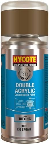 Hycote Double Acrylic Aerosol Car Spray Paint, Ford - Rio Brown, 150 ml