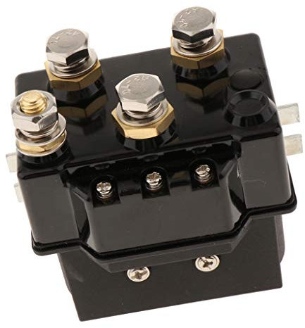 SDENSHI Contacteur de Relais Solénoïde de Treuil DC 24V 500A Accessoires de Remplacement pour Véhicules 4x4, VTT, UTV, SUV