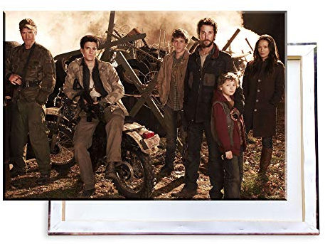 Unified Distribution Z Nation - 120x80 cm Kunstdruck auf Leinwand • erstklassige Druckqualität • Dekoration • Wandbild