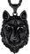Richsteel schwarz herren kettenanhänger Wikinger Wolf Halskette mit Geschenkebox für vatertag weihnachten