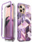 i-Blason Cosmo Series Case for iPhone 12 Pro Max 6.7 Inch (2020 Release), Full-Body Stylish Protective Case with Built-in Screen Protector (Ameth)