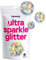 Hemway Ultra Sparkle Glitter - Smiley Face | Silver Holographic Metallic Flake Sequins for Resin & Epoxy Crafts | Craft Supplies for Tumblers, Festival, Face, Body, Eye & Nail Art Decoration | 50 g