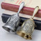 Hand Bell Metal Tone Ring Alarm Hand Hold Service Call Bell Desktop Bell Tea Dinner Bell Game Bell Christmas Bell (2pc)
