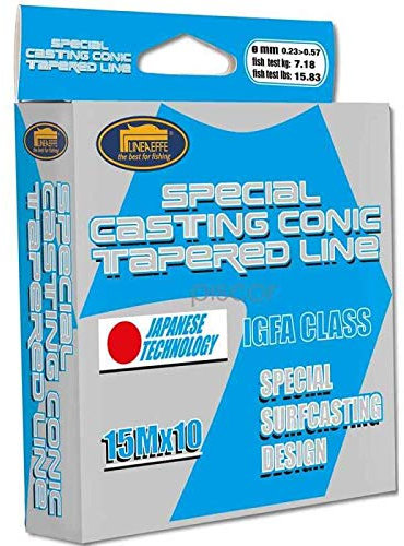 Shock Leader Filo Pesca Surfcasting Filo Conico Finale 10 Para Colpi 0,23-0,57