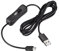 sourcing map USB Cable with ON/Off Switch, USB Male to Micro USB Male Extension Cord 2M Black, for LED Desk Lamp