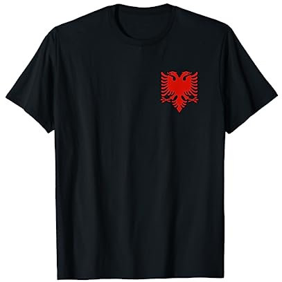 Albanische Flagge Shqip Shqiponja Albanischer Adler Albanien T-Shirt