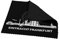 Eintracht Frankfurt Brillenputztuch groß Microfasertuch schwarz Tuch SGE, 34 x cm