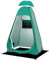 BRIAN & DANY Duschzelt Camping, Pop Up Toilettenzelt, Tragbares Umkleidezelt mit Regenschutz und Fenstern, Sichtschutz Zelt für Outdoor, UPF 50+ Wasserdicht, 120 x 120 x 195 cm, Grün
