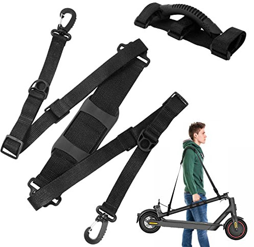 Ainiv Scooter Schultergurt, Elektroroller Tragbare, Tragegurt Laufrad, Universaler Verstellbarer Schulterriemen für Kinderfahrräder, E Scooter Schultergurt, Shoulder Strap, Scooter Zubehör