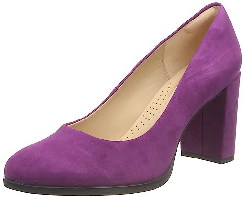 Clarks Femme Freva85 Court Escarpins, Daim Violet, 37.5 EU