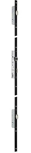 DOM-METALUX FBA10072 Serrure à Larder 3 Points METALUX-pêne basculant 1/2 Tour U7/36 mm-sans gâche-F1U7360200