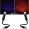 Mini Auto Decke Starlight, 2 Stück Auto Dachlicht Atmosphäre Lichter, LED Auto Decke Starlight, USB Auto Innen Atmosphäre Licht für alle Autos Party Wohnzimmer(Violett Blau und Rot)