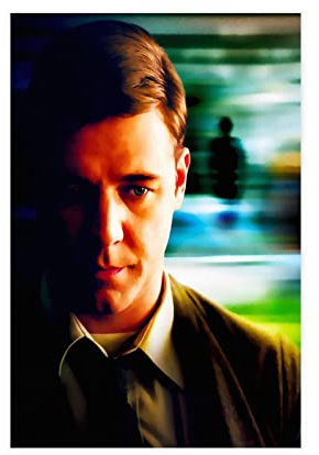 KOURT A Beautiful Mind Poster Klassische Filme Leinwand Poster Wandkunst Dekor Druck Bild Gemälde für Wohnzimmer Schlafzimmer Dekoration Rahmen: 40 x 60 cm