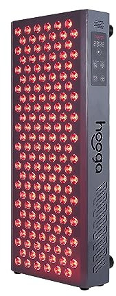 Hooga Red Light Therapy, Red Near Infrared LED Panel, 150 Quad Chip Flicker Free LEDs, Ultra Series, Clinical Grade Device for Energy, Pain, Skin, Recovery, Sleep, Performance. ULTRA750.