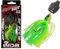 Angel-Berger Wild Devil Baits Blade Jig Chatterbait Spinnköder Chatter Bait Kunstköder Barsch Hecht Zander (Green Flash)