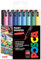 Posca PC-1MR Paint Marker Art Pens - 0.7mm – Pack of 16 - Spectrum Set in Wallet Packaging