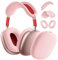 Ainiv 3 Paquetes Funda Compatible con Airpods MAX, Funda para Airpods Protectora Antirrayas de TPU Suave para Airpods MAX Case, Accesorios a Prueba de Golpes para Auriculares Airpods MAX (Rosa)