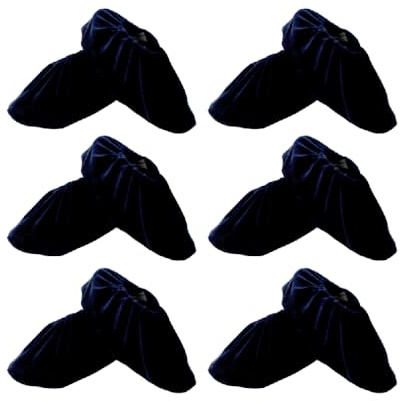 tooloflife Couvre-chaussures lavables et réutilisables, couvre-chaussures en flanelle antidérapants, anti-poussière pour bottes d'intérieur pour tailles de 36 à 44