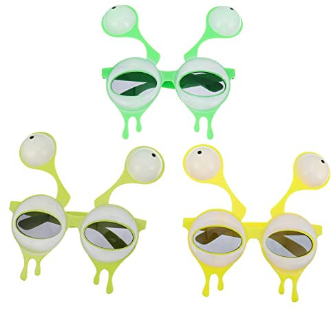PRETYZOOM 3 Paare lustige Partybrille Kinder ferngläser kinderferngläser osterm Stand Requisiten Brillen Geburtstagsfeier Brille -Party-Brille Partyzubehör Geschenk STK