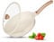 INTIGNIS® Poêle à frire avec couvercle anti-adhésif – Sauteuse anti-rayures de 28 cm de profondeur, anti-taches, revêtement en Céramique Greblon allemand, poêle à induction, sans produits chimiques