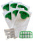 Filterline 6 Sacchetti in Microfibra Made in Italy Profumini e Filtri Compatibili per Folletto Vorwerk Kobold vk200 vk201 vk220 (6 Sacchetti e 6 Profumini)