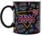 Silver Buffalo Sanrio Hello Kitty Retro Boombox and Cassette Print Ceramic Mug | Large Coffee Cup For Espresso, Tea, Coca | Holds 20 Ounces